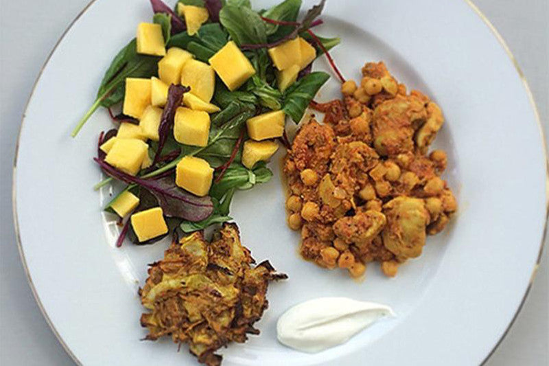 Spicy Summer Chicken and Chickpea Curry